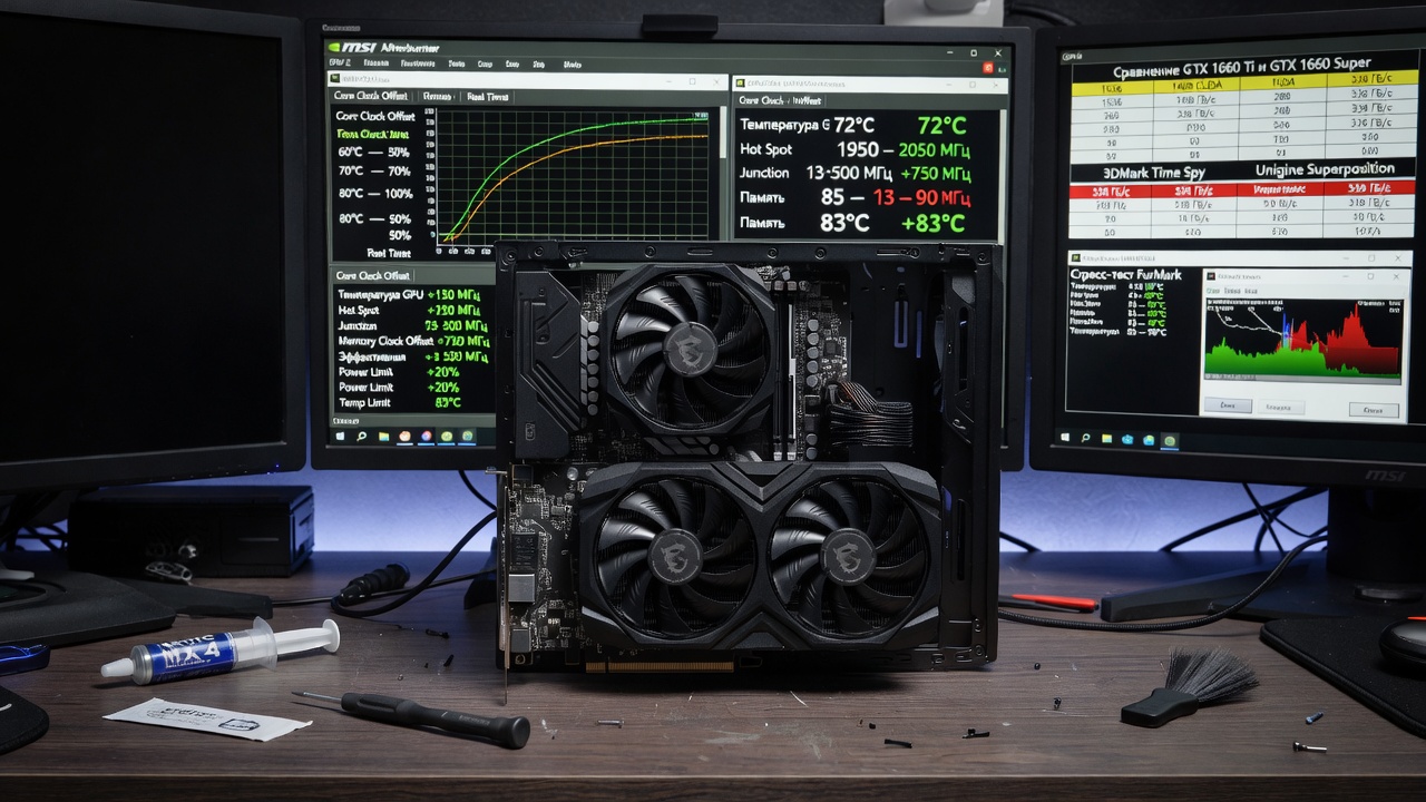 Разгон и температуры GTX 1660 Ti: что нужно знать