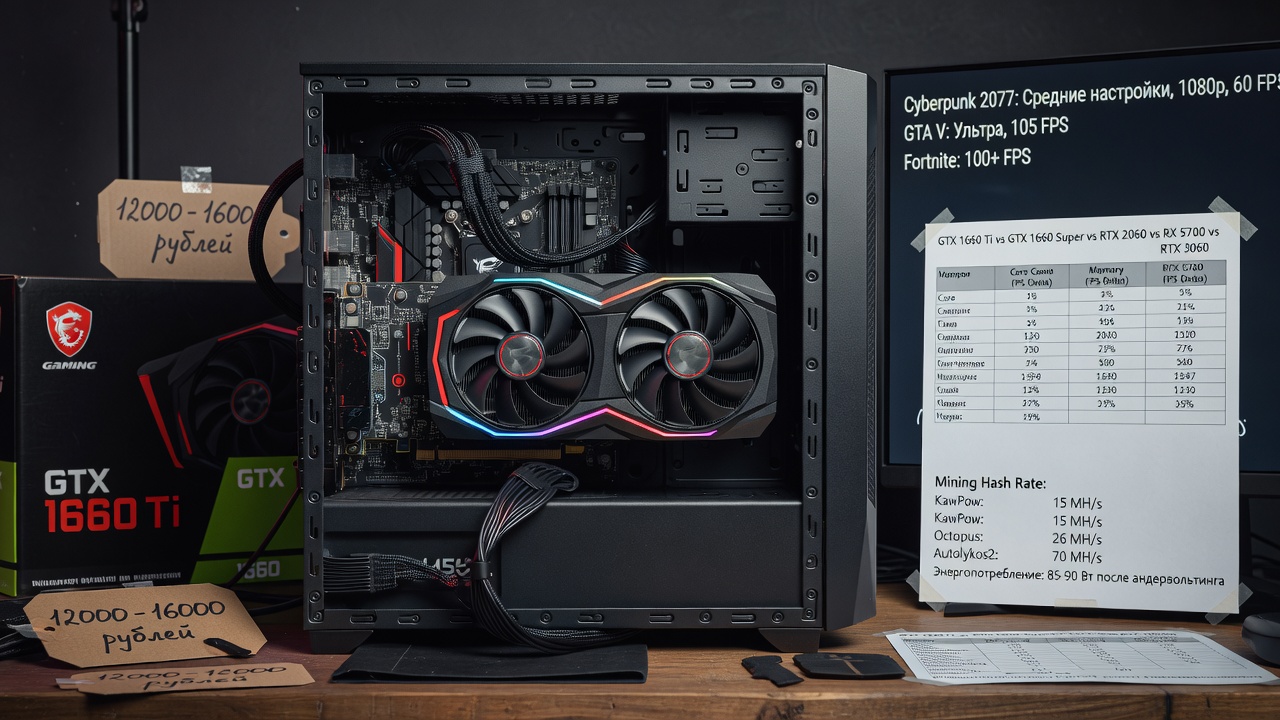 GTX 1660 Ti для майнинга и игр: стоит ли брать
