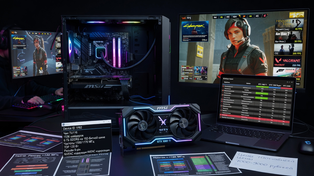 GTX 1660 Ti: полный обзор характеристик и тестов в 2026 году